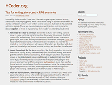 Tablet Screenshot of hcoder.org